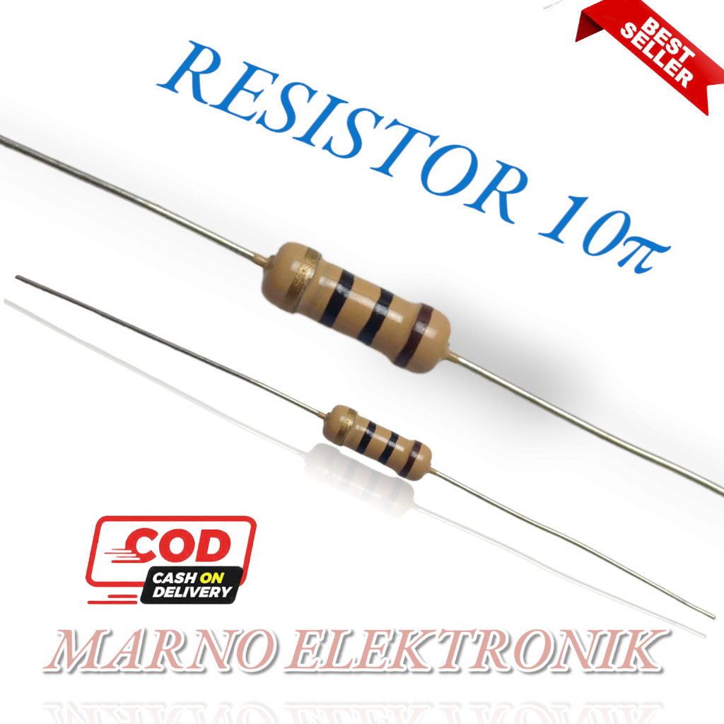 RESISTOR 1/2 0,5 WATT 10x 10OHM 12OHM 15OHM 18OHM 27OHM 30OHM 33OHM 39OHM 47OHM 56OHM 10 12 15 18 27