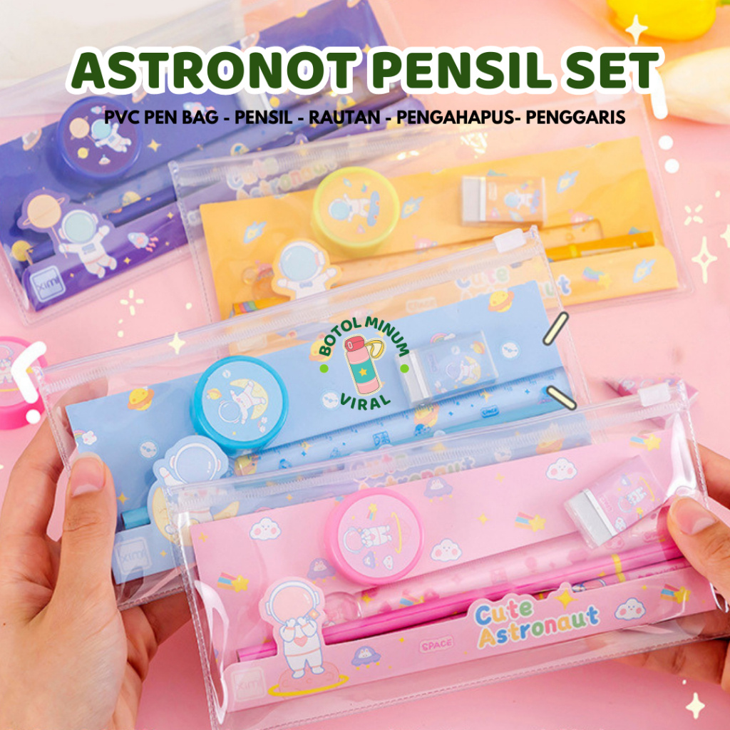 

Pensil Set Anak Karakter 5 in 1 Cute Astronot