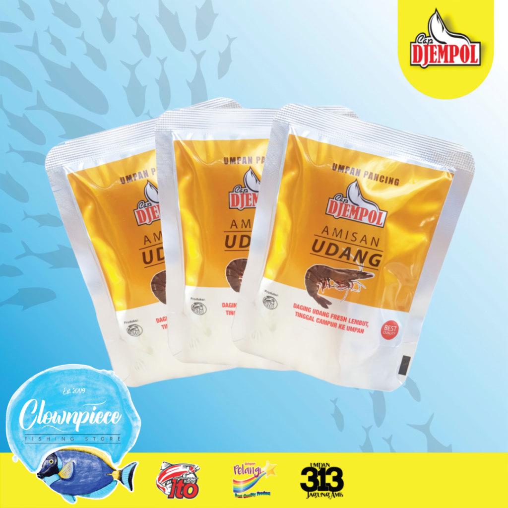 DJEMPOL AMISAN UDANG / UMPAN DJEMPOL AMISAN UDANG / UMPAN IKAN DJEMPOL AMISAN UDANG / UMPAN BASAH DJ
