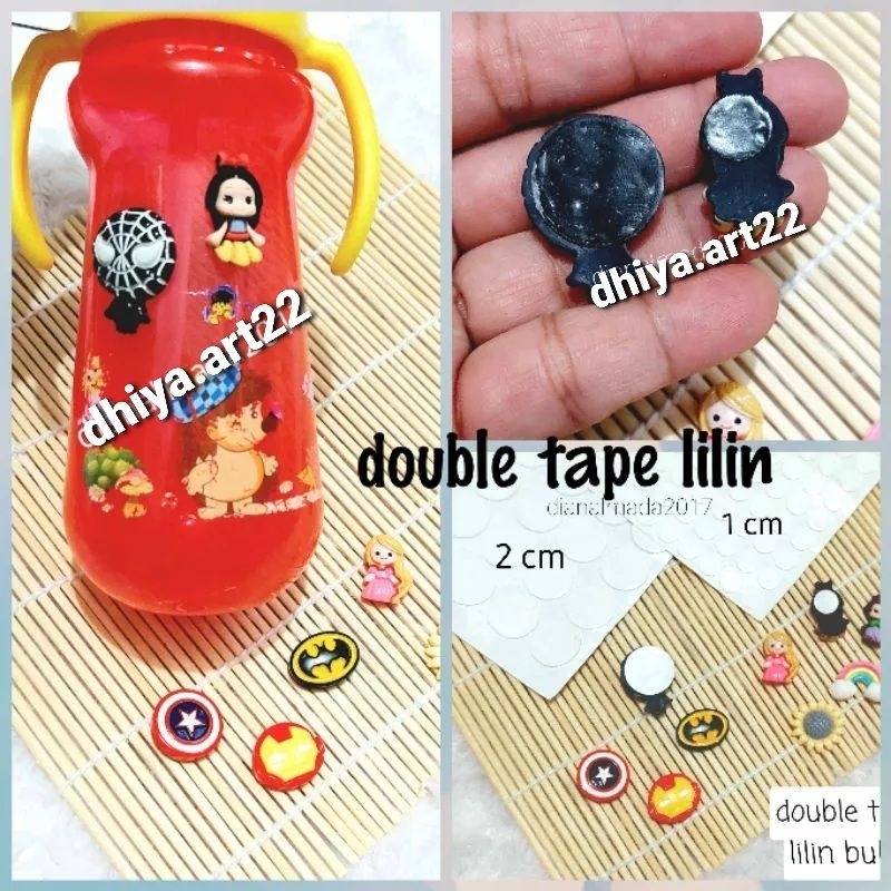 

double tape lilin untuk clay dan pajangan dinding