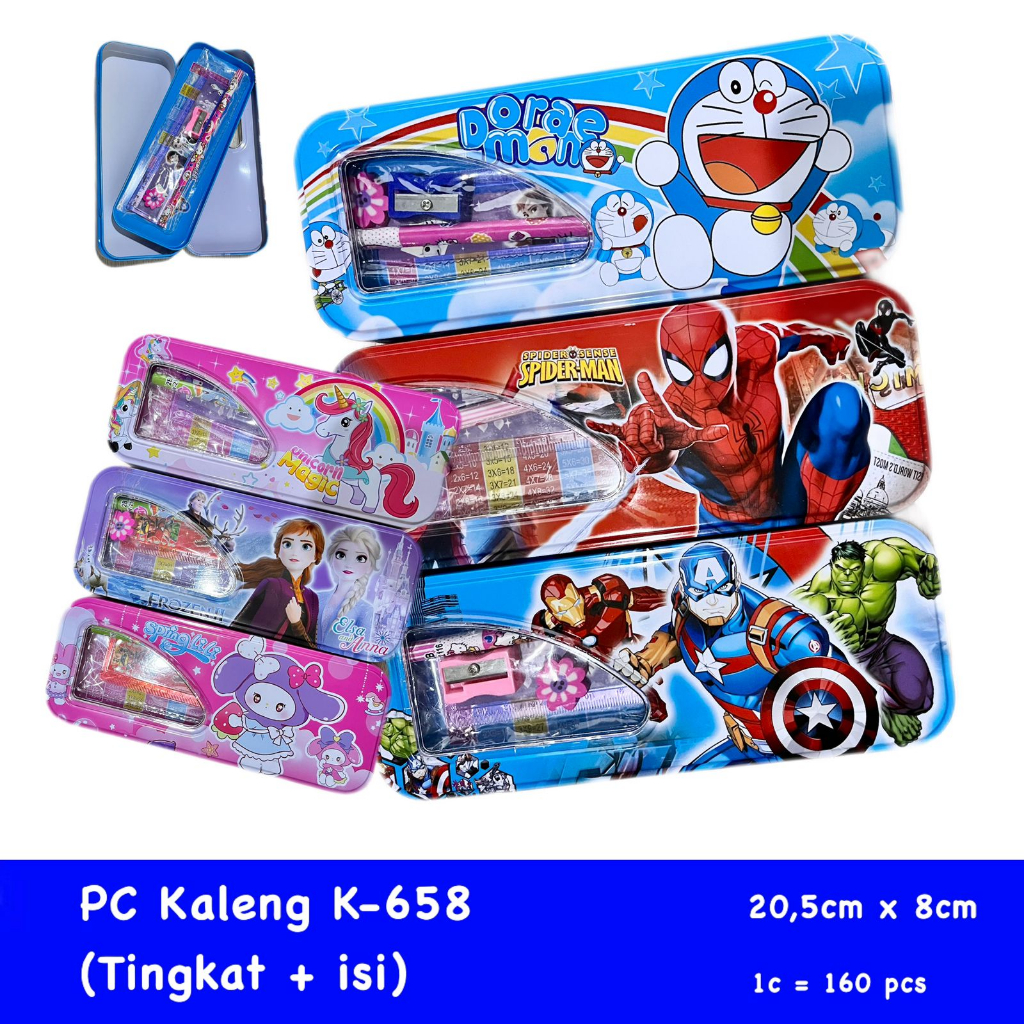 

K-658 Pensil Case Kaleng