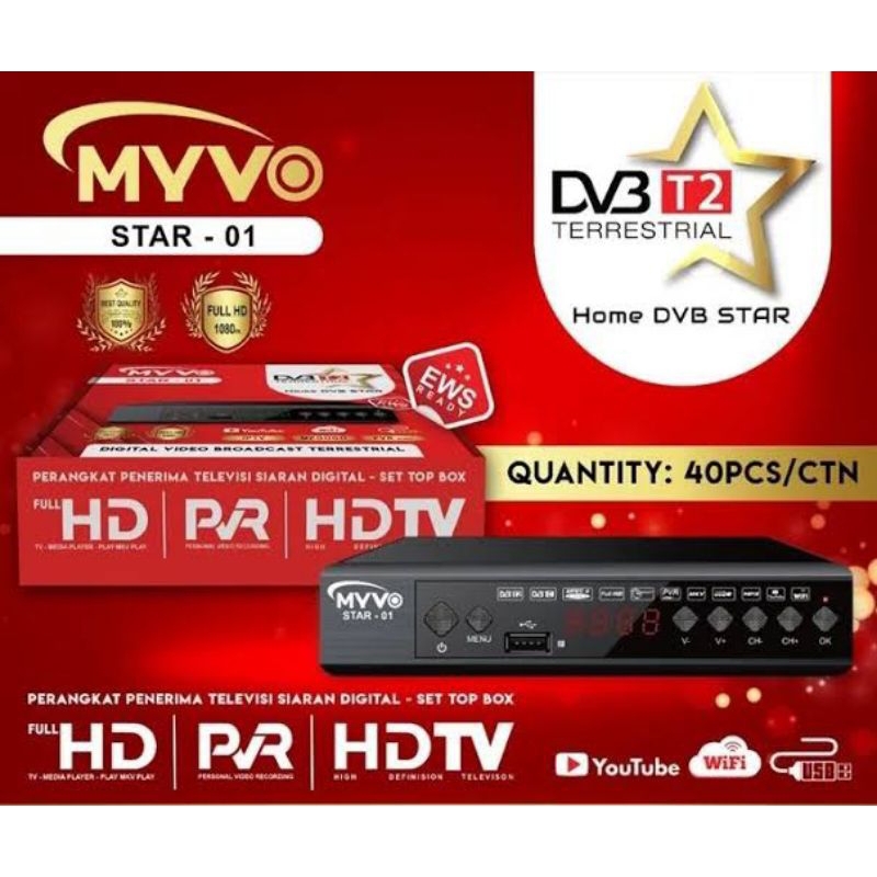 Set top box myvo STAR-01 / STB MYVO STAR-01 / STB TV tabung
