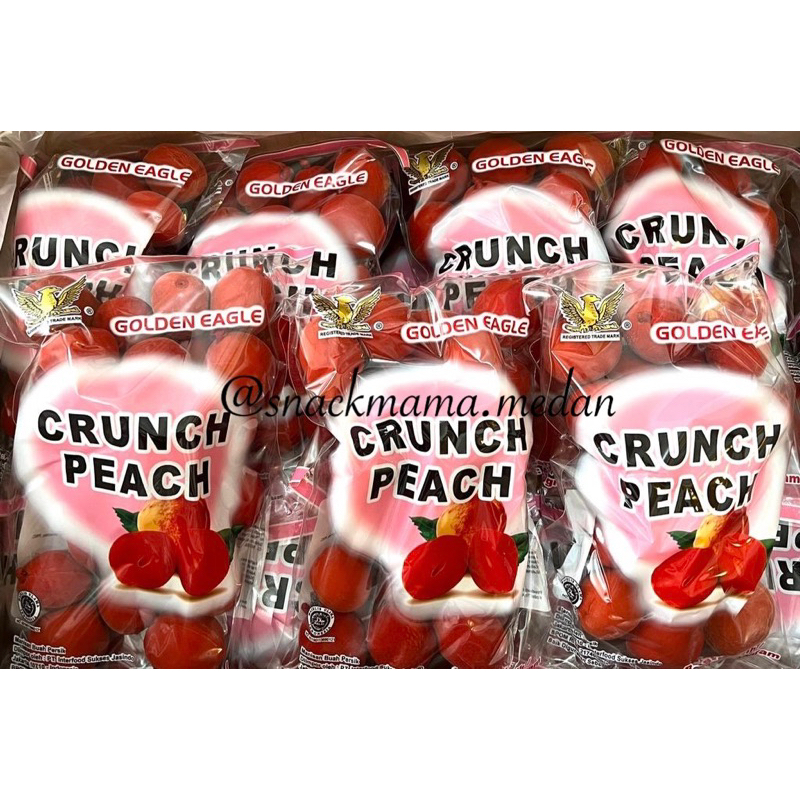 

MANISAN BUAH PERSIK GOLDEN EAGLE CRUNCH PEACH 500GR