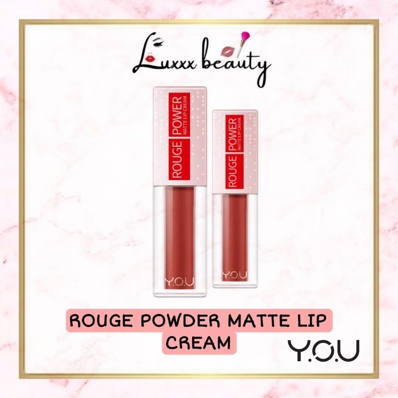 YOU Rouge Power Matte Lip Cream Lipstik