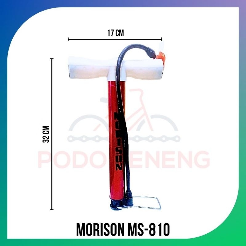 Pompa Sepeda Morison MS-810 Bicycle Pump