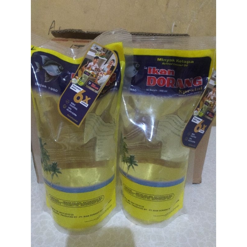 

minyak ikan dorang 1liter