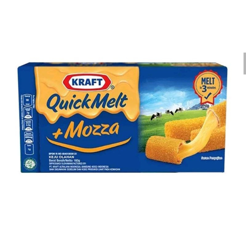 

KEJU CRAFT QUICK MELT MOZZA 165GR // QUICK MELT (CEPAT LELEH)