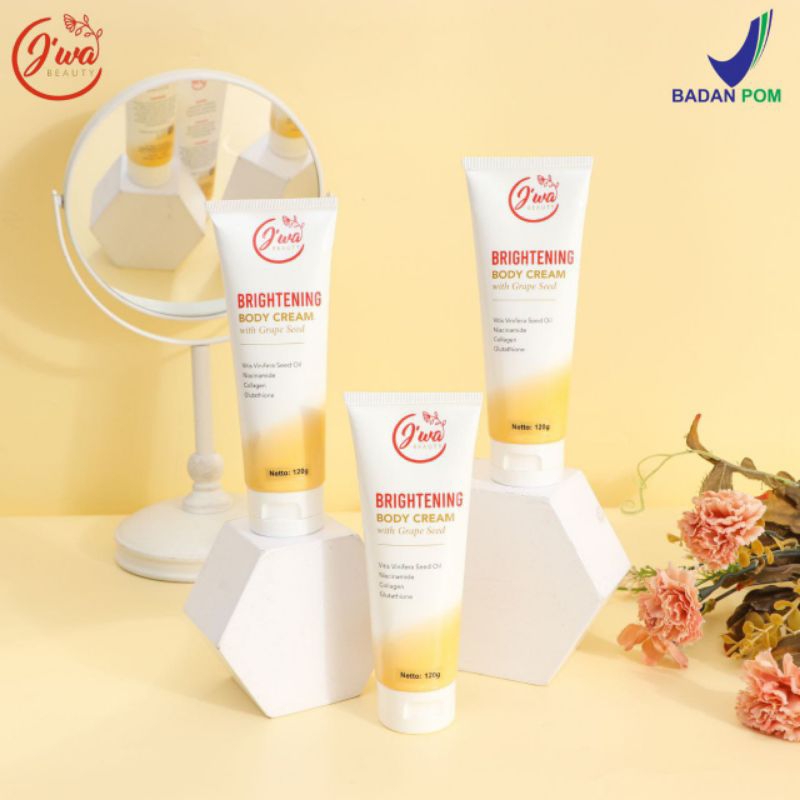 Jiwa Beauty 3pcs Body Cream 120ml