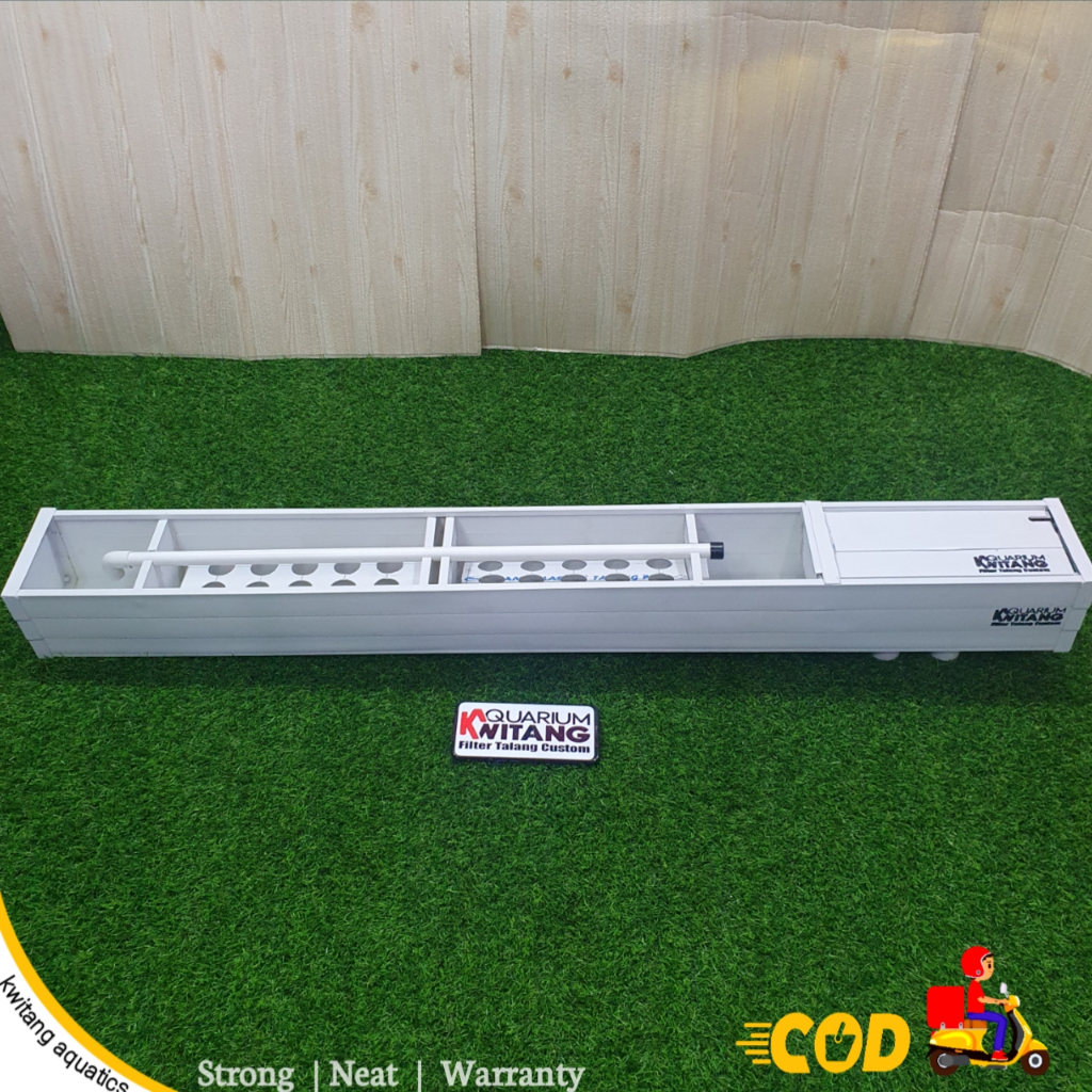 Filter Talang Aquarium 120Cm / Talang Filter Aquarium 120cm + Tempat UV / Box Filter Talang Lampu Uv