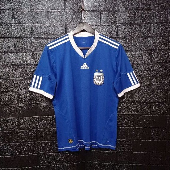 ARG AFA ARGENTINA ARGEN FA BLUE JERSEY BAJU BOLA 2010