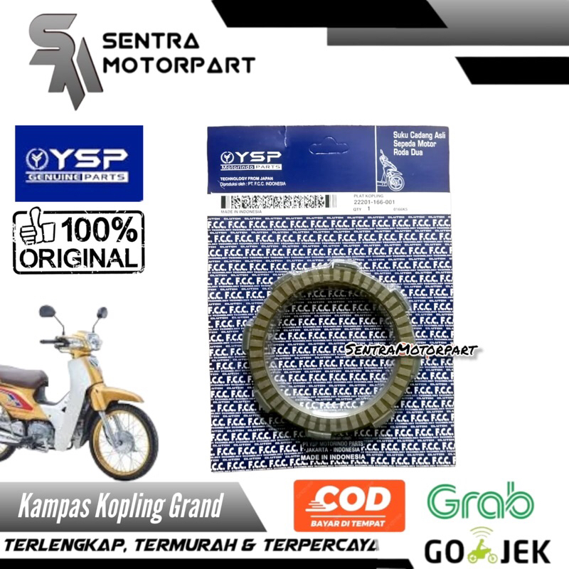 Kampas kanvas plat kopling supra grand fit new fcc