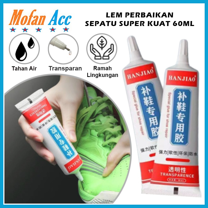 lem sepatu pakaian super kuat tahan air hanjiao original impor perlengkapan alat pertukangan & renov