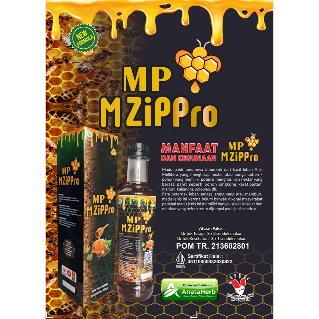 Madu Hitam  Madu Pahit Madu Hitam Madu Herbal MP MZippro M Zippro Madu Zipro