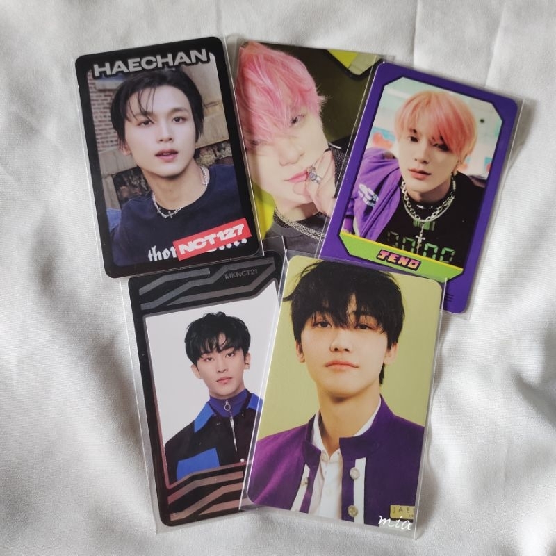 Photocard PC Haechan Konsep TC Ayyo Trading Card Ayyo Bundle Jeno Jaemin Mark NCT 127 NCT Dream