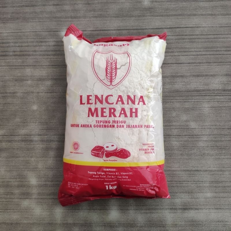 

TEPUNG TERIGU LENCANA MERAH 1 KG