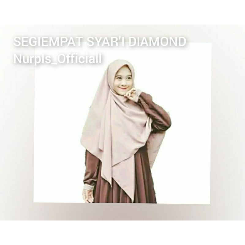 Hijab Syar'i Segi Empat Diamond Part2