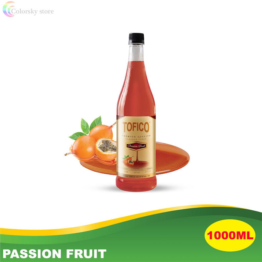 

TOFICO PASSION FRUIT SYRUP 1000ML