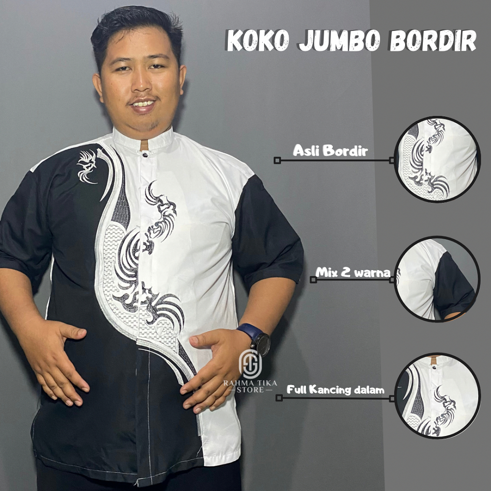KOKO PRIA LENGAN PENDEK JUMBO PREMIUM 2025