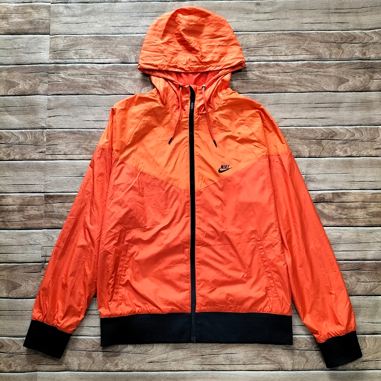 Jacket windbreaker Nk men's size M orange