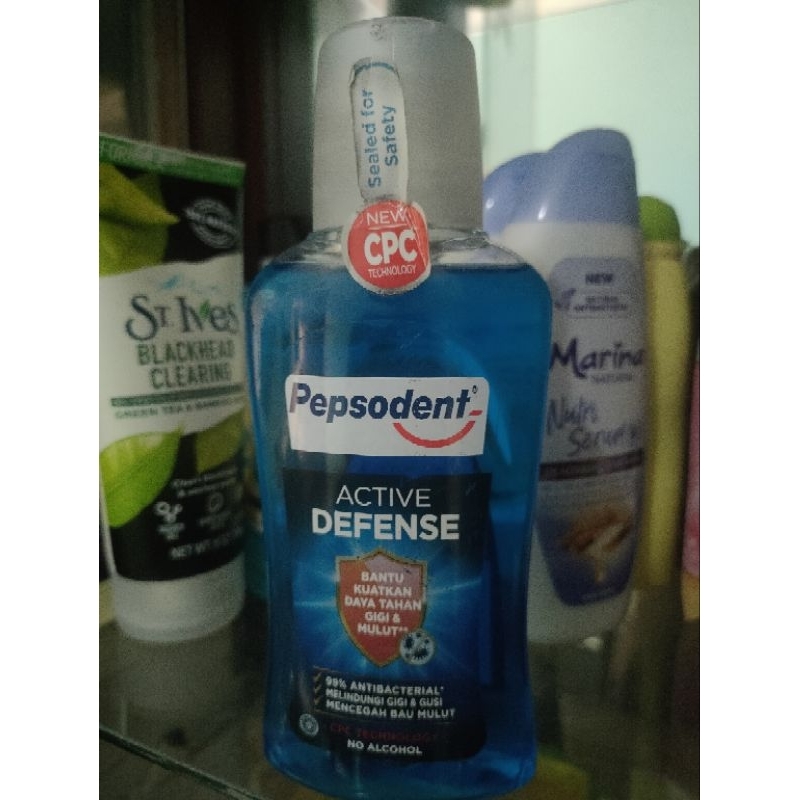 Pepsodent mouthwash active defanse