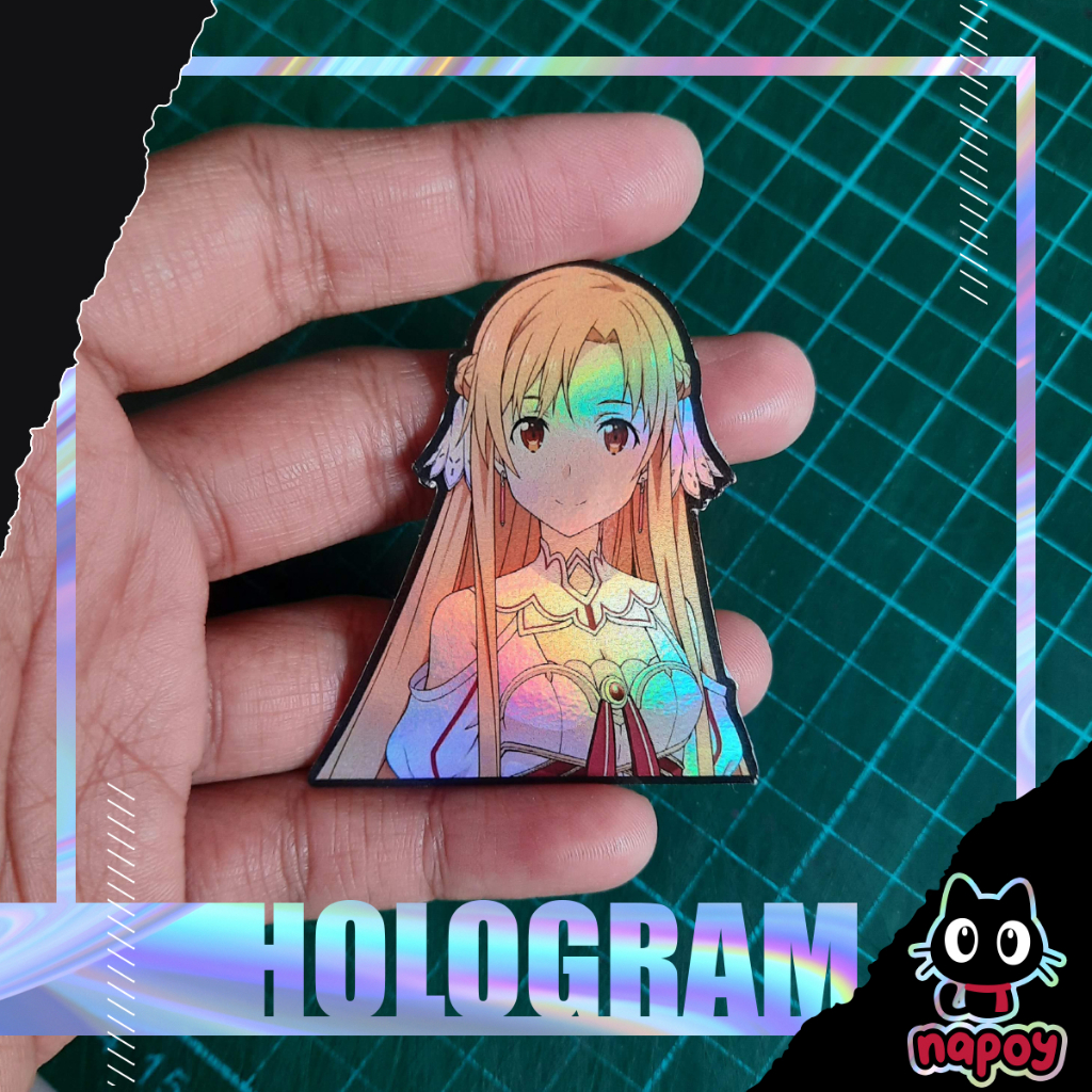 Stiker Hologram Anime Sword Art Online Yuulki Asuna