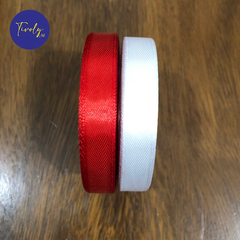 

Pita Satin Merah Putih 1.3 Cm | Pita Kain Kado | Hiasan Dirgahayu RI
