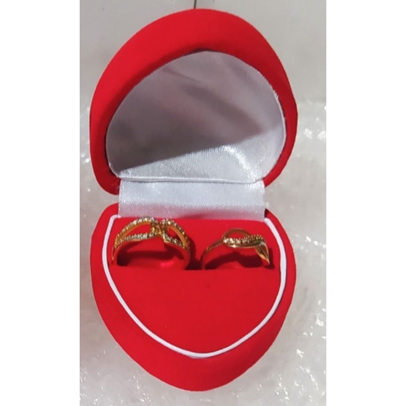 KOTAK  PERHIASAN  LOVE  POLOS CINCIN