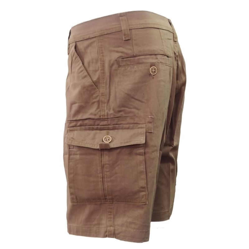 Wayout celana pendek pria cargo no stretch celana pdl kantong kimpul