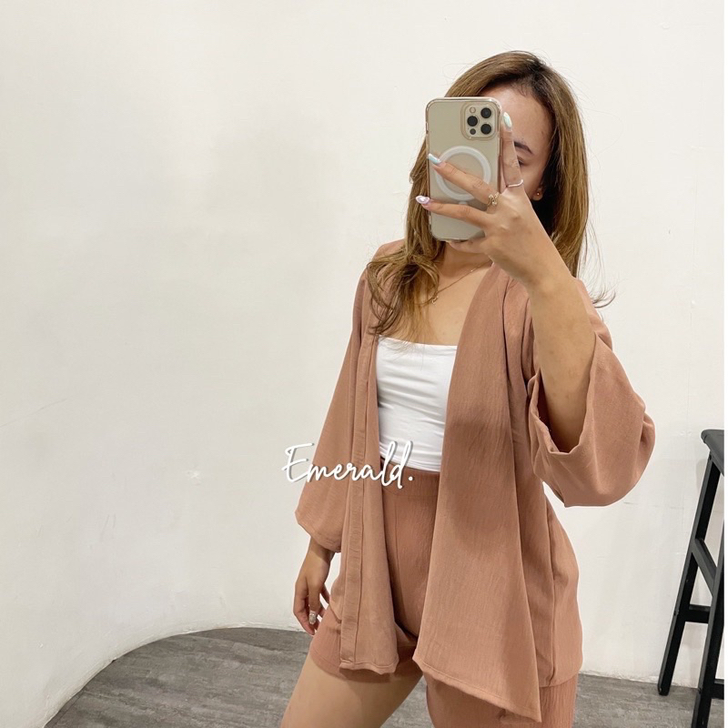 ARA OUTER CARDIGAN || OUTER WANITA || BLAZER FORMAL || WARNA MILO || OUTER CARDIGAN HIJAB NON HIJAB