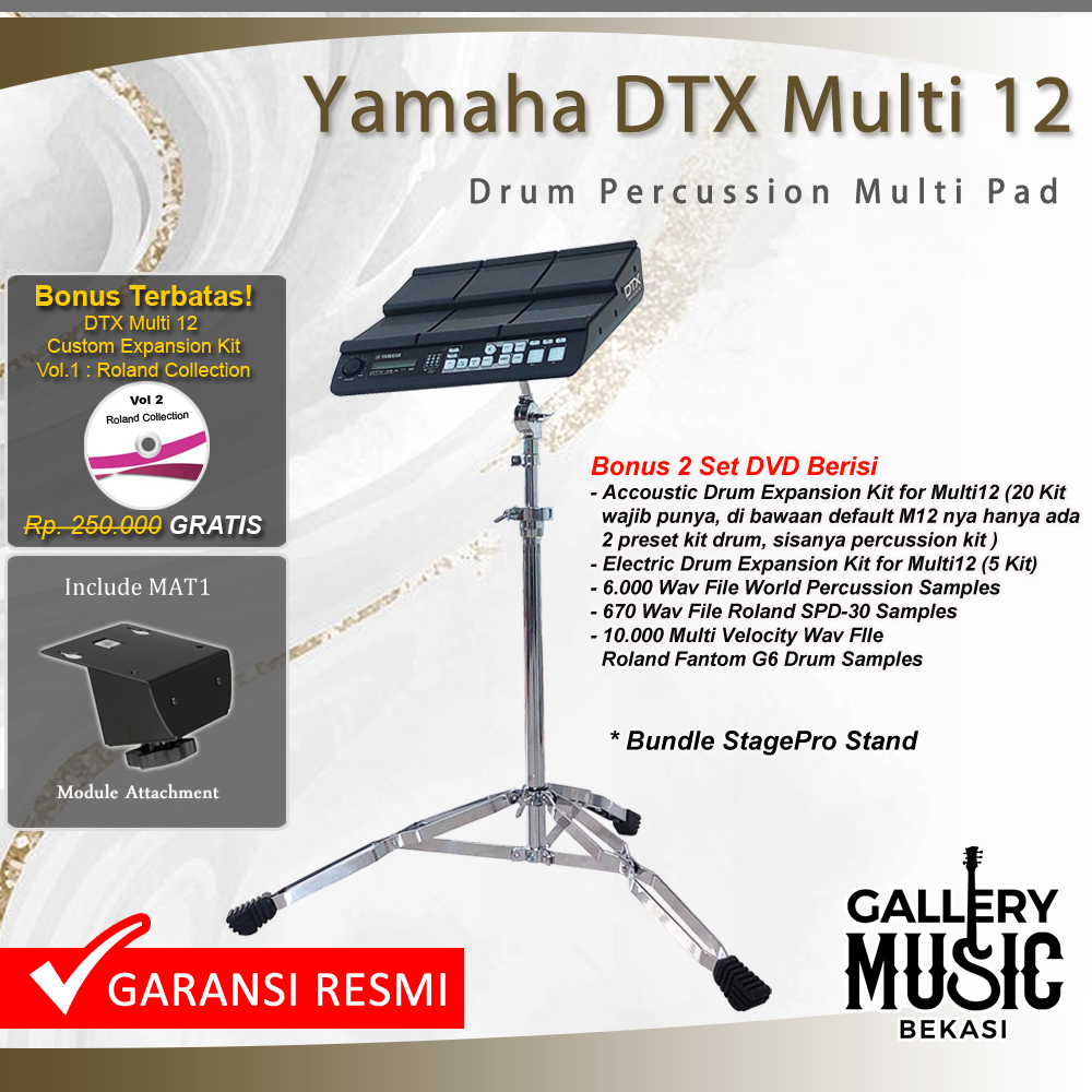 Yamaha DTX Multi 12 Drum Multi Pad + Stand / Multi12 / DTXMulti 12