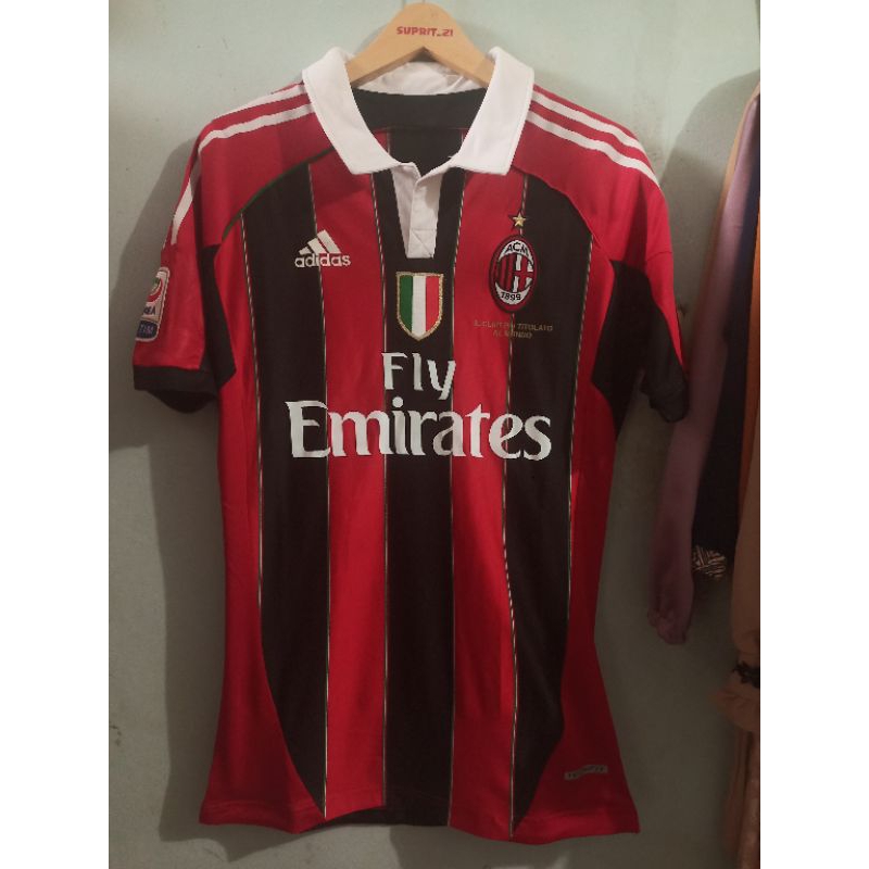 jersey milan 2012 INZAGHI TECHFIT PI player issue