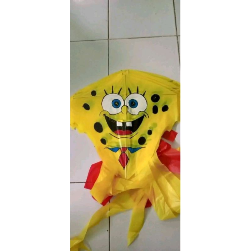 layangan karakter plastik tebal 150 pcs