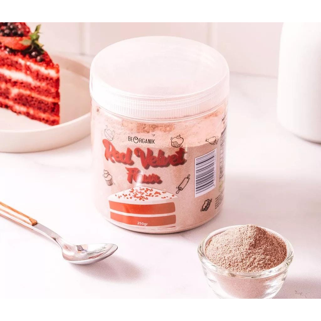 

Beorganik Red Velvet Powder/Bubuk Red Velvet Instant 250g Premium