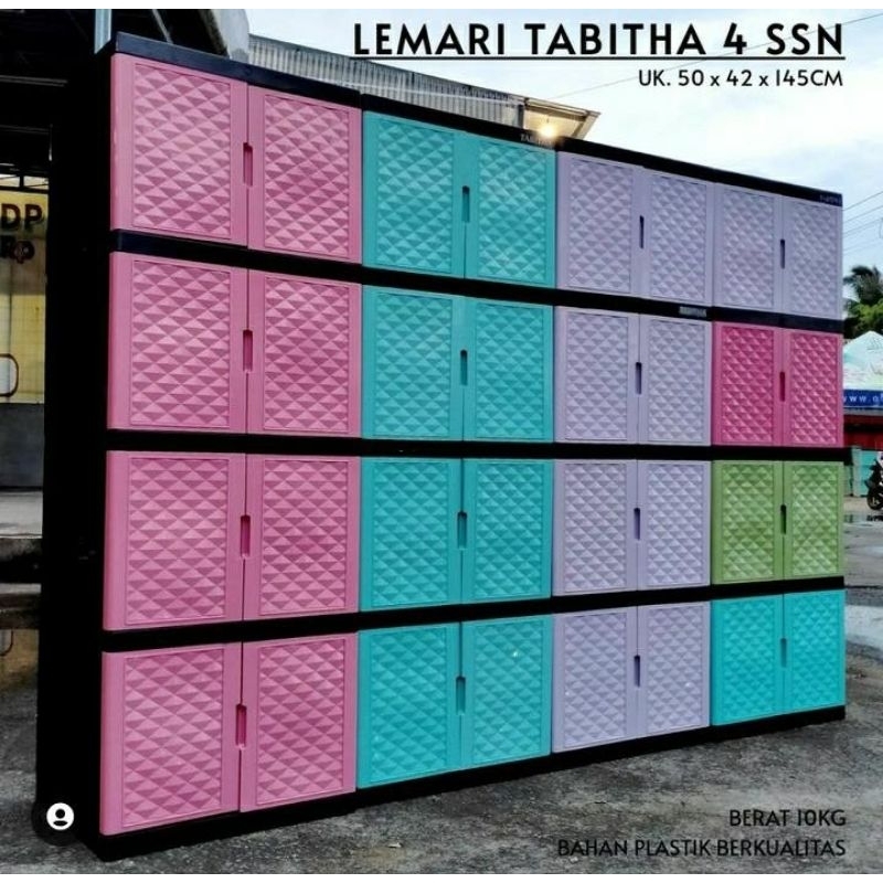 Lemari Plastik Tabita susun 4 - SUSUN 4