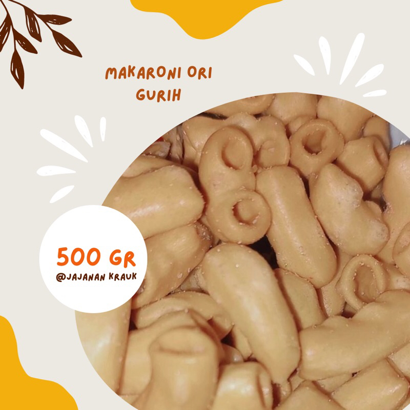 

MAKARONI ORIGINAL RENYAAH 500 gram