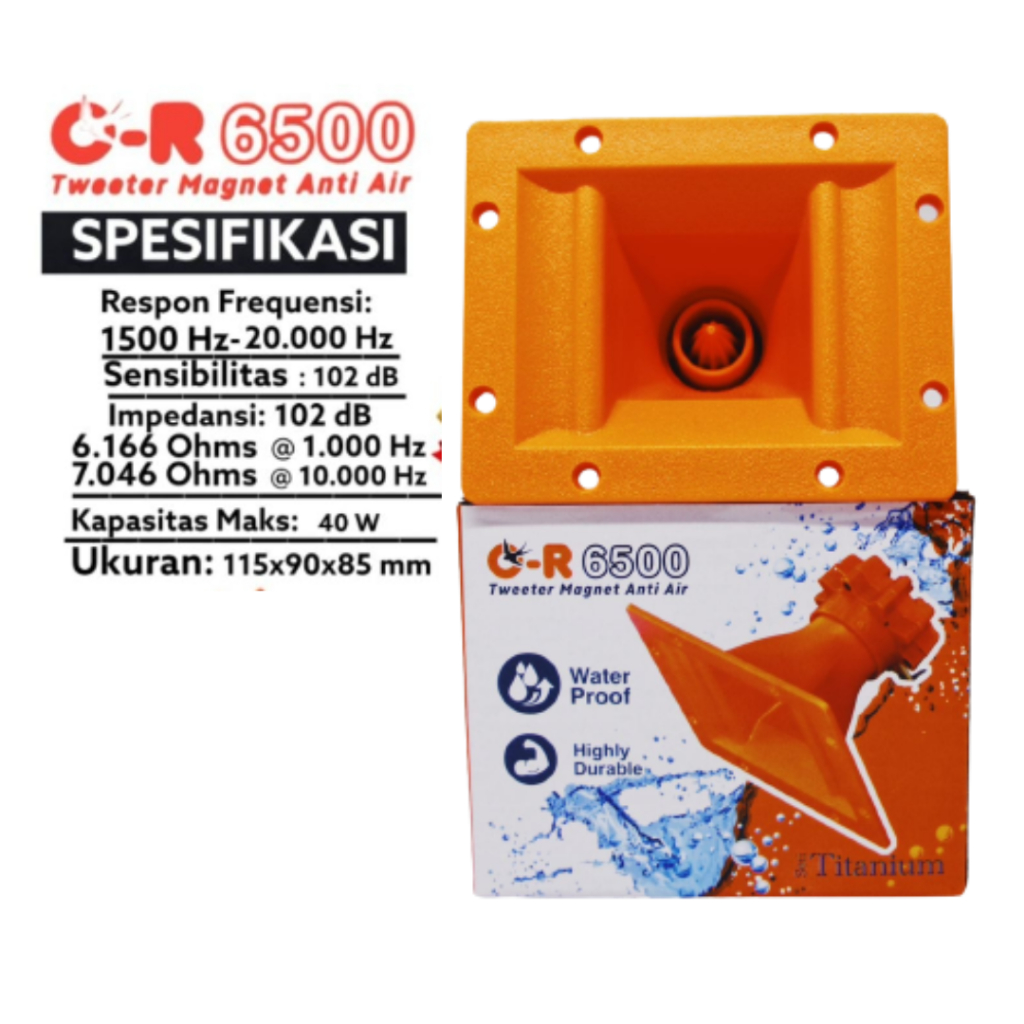 Tweeter Walet Orange OR 6500 Anti Air Tweeter Tarik Walet