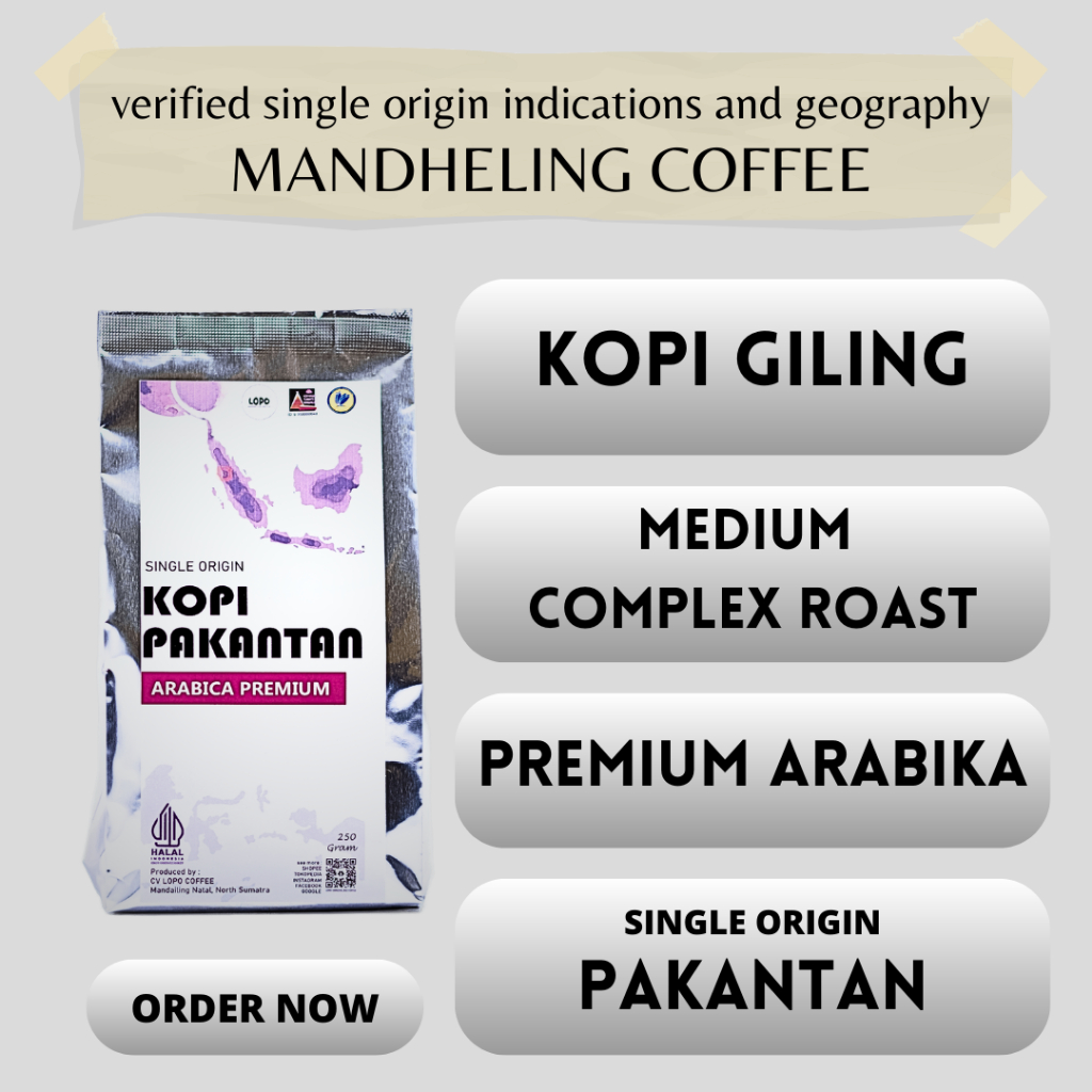 

Kopi Pakantan LOPO Mandheling Coffee