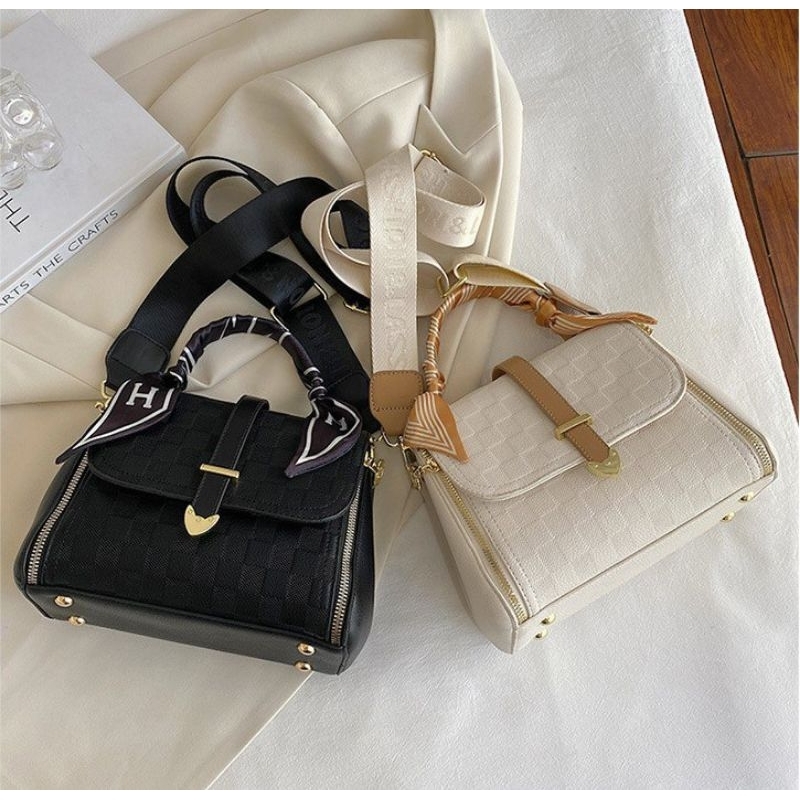 Tas selempang premium foxjazz CR7917 import tas slingbag handbag wanita