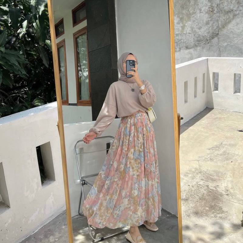 Yasmine pleats skirt Outfix.new