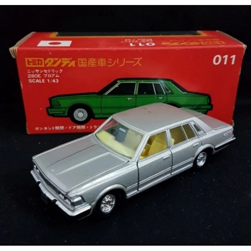 Tomica Dandy Japan 011 Nissan Cedric 280E Silver Skala 43