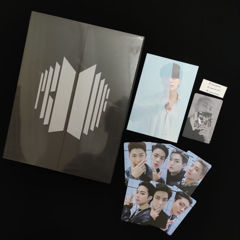[ READY STOCK ] OFFICIAL UNSEALED ALBUM BTS PROOF STANDAR EDITION PC RM POSTCARD JUNGLOOK FULL SET
