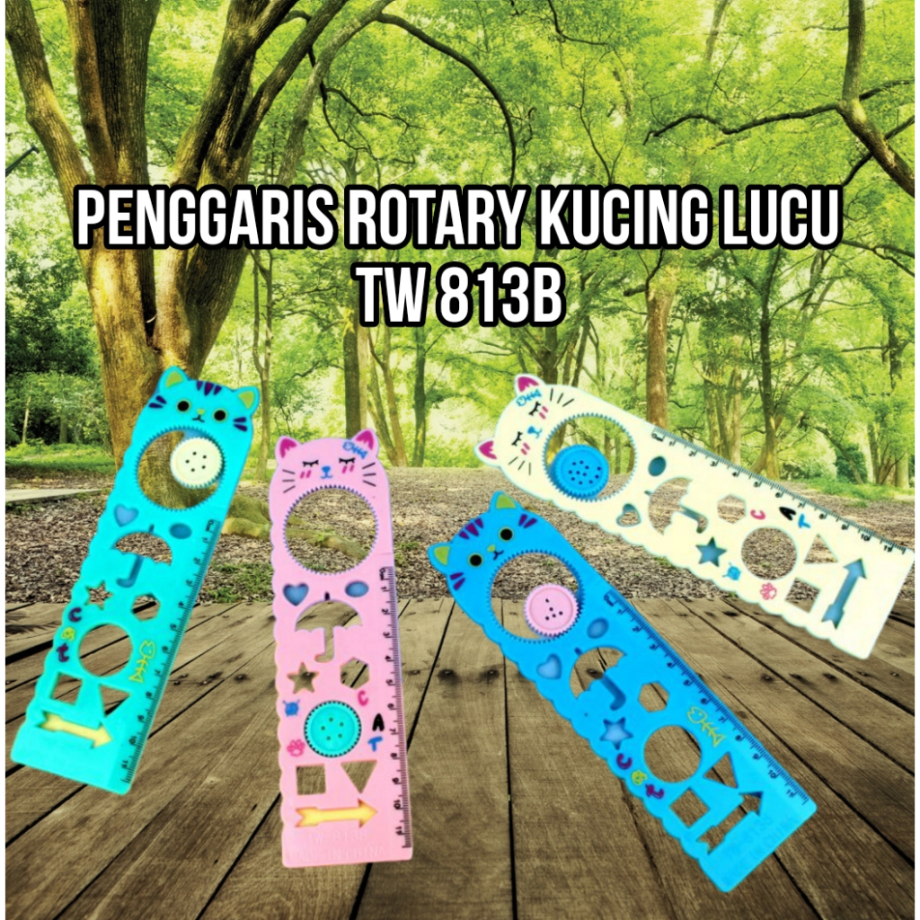 

penggaris rotary cute cat / penggaris rotary fancy tw 8138