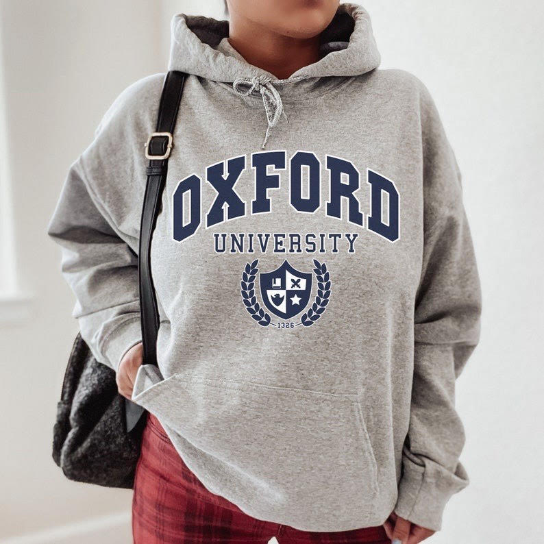 JAKET SWEATER HOODIE LAKI LAKI / PEREMPUAN OXFORD UNIVERSITY