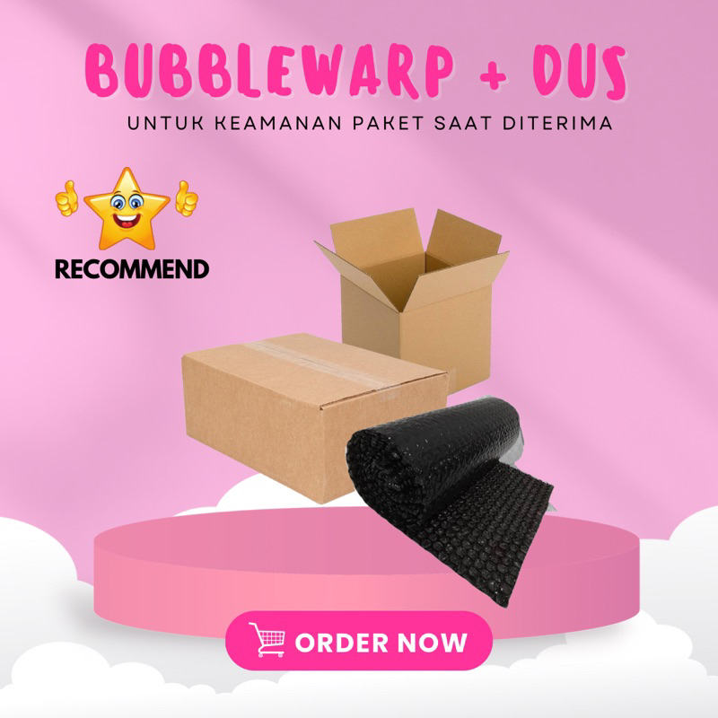 

Bubble warp packing aman (tambahan)