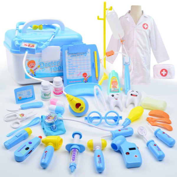 

Unik Pretend Play dokter play set 35 pcs dengan baju dokter - Biru Berkualitas