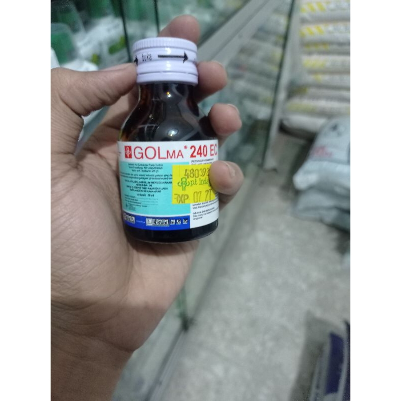 Golma 240 EC 50ml Herbisida kontak pra tumbuh untuk biji rumput agar tidak tumbuh