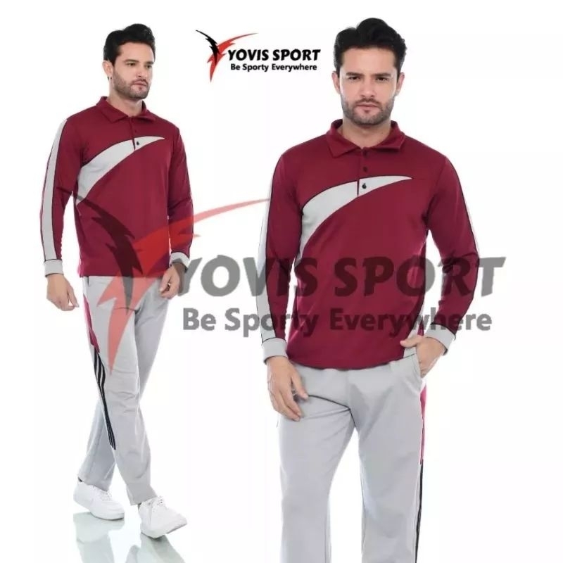 SETELAN OLAHRAGA PRIA LENGAN PANJANG YOVIS SPORT