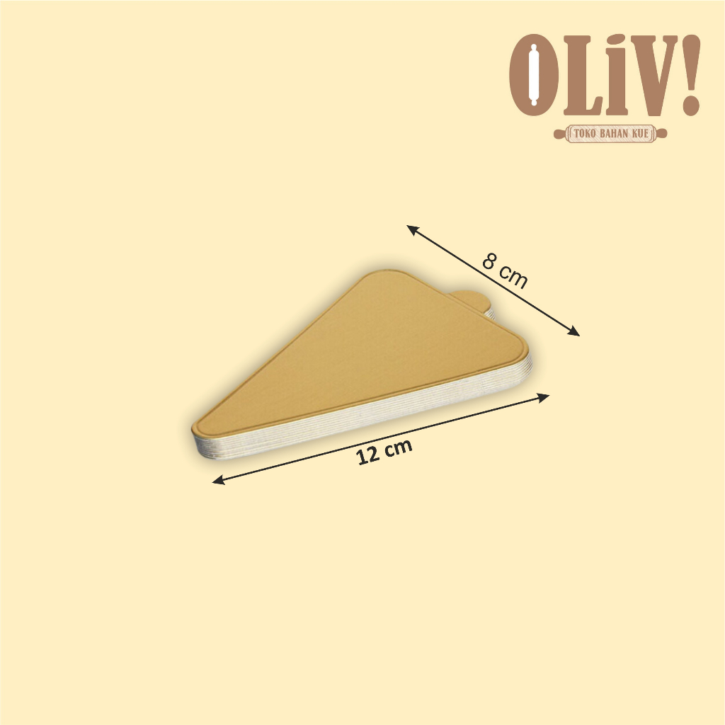 

Cake Gold Pad Triangle & Round