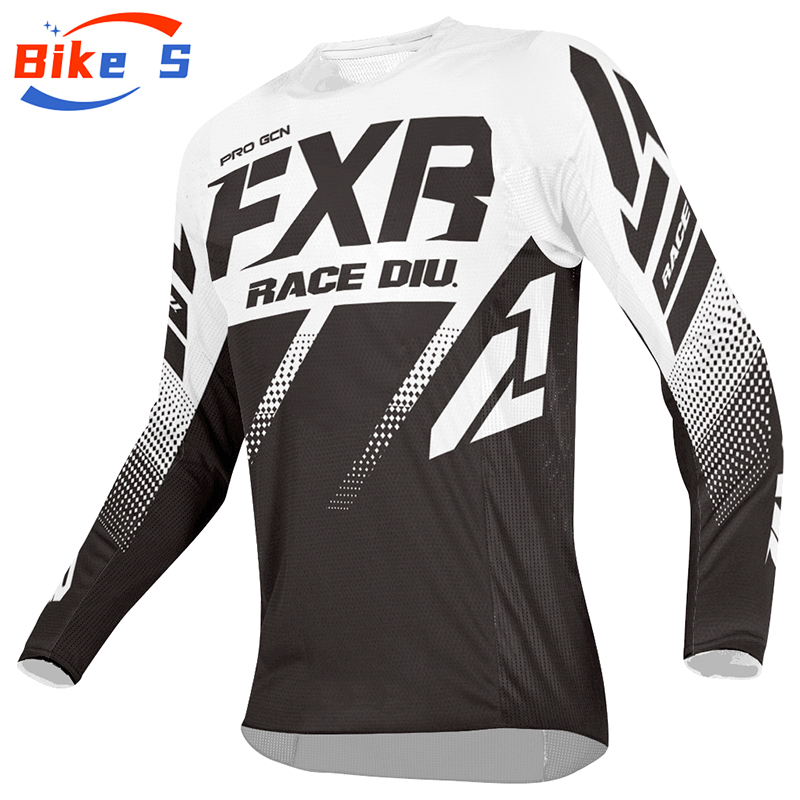 BAJU JERSEY SEPEDA DOWNHILL MOTOCROSS JERSEY MOTORCROSS / Jersey Mtb FXR MOTO White JERSEY