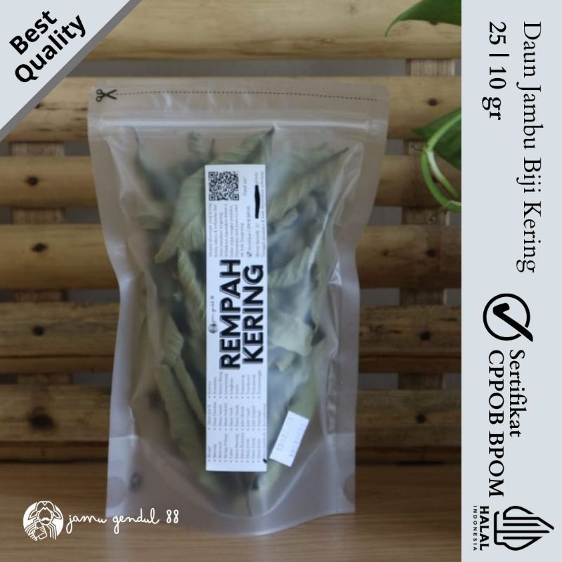 

Daun Jambu Biji Kering - Teh Daun Jambu Biji